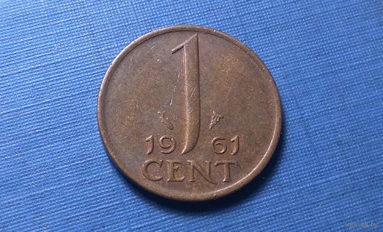 1 цент 1961. Нидерланды.