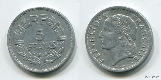 Франция. 5 франков (1946)