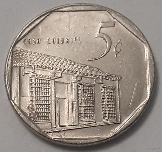 Куба 5 сентаво, 2000 (4-14-43)