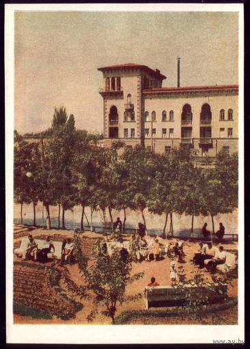1953 год Ташкент Сквер на набережной