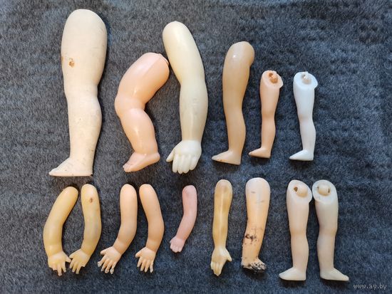 Части тела от кукол СССР в реставрацию (одним лотом)