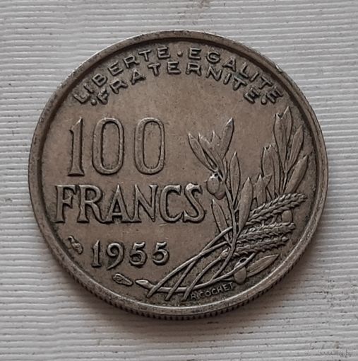 100 франков 1955 г. Франция