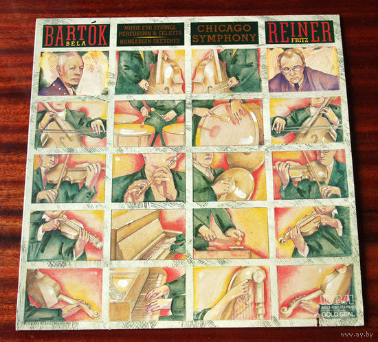 Bartok. Music for Strings, Percussion & Celesta - Chicago Symphony, Fritz Reiner LP, 1981