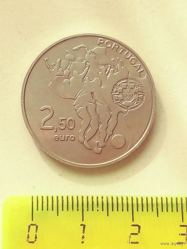 2,5 евро. Португалия. 2010 г.