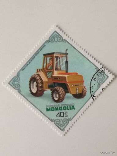 Монголия 1982. Тракторы
