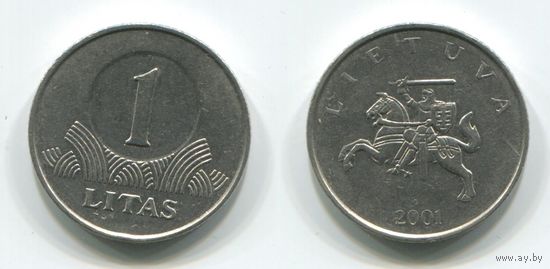 Литва. 1 лит (2001)