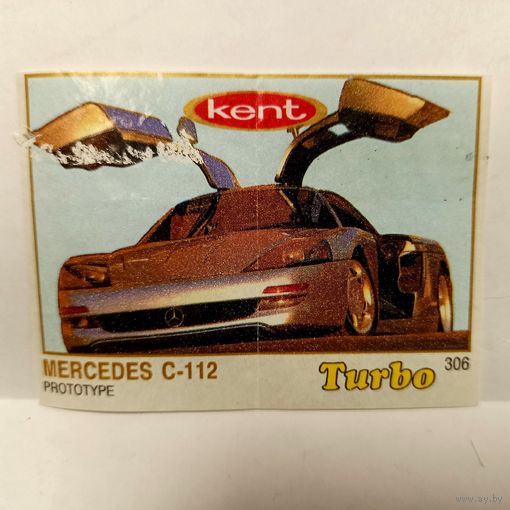 Turbo #306 (Турбо) Вкладыш жевачки Турба. Жвачки