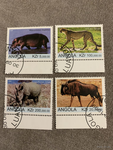 Ангола 1999. Дикие животные. Полная серия