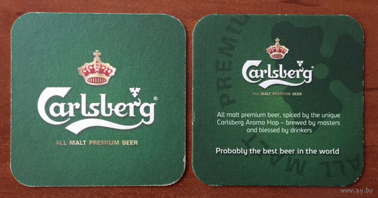 Подставка под пиво Carlsberg No 27