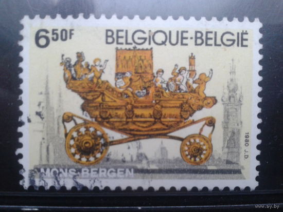 Бельгия 1980 Туризм, золотая карета в Бергене