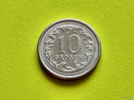 Польша. 10 грошей 1991.