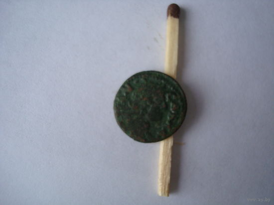 Монета Солид, ВКЛ, 1666 г., медь.