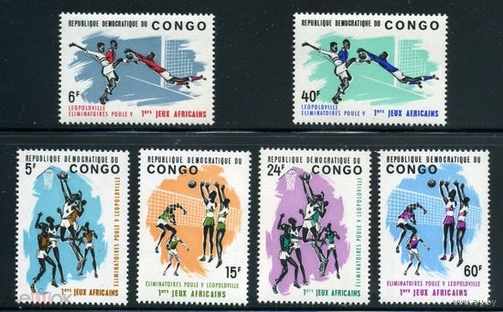 Конго (Киншаса) 1965 ** Спортивные игры MNH