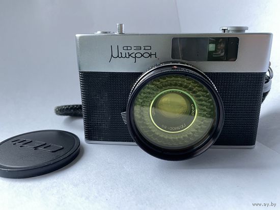 Фотоаппарат ФЭД микрон автомат объектив Гелиос-89 1975 год