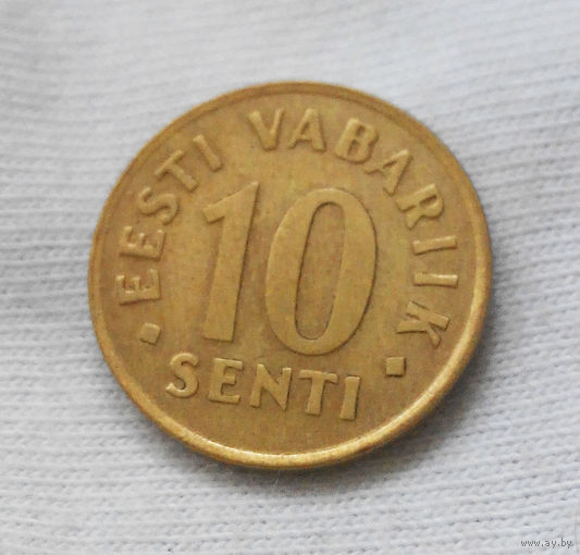10 центов 1991 Эстония #02