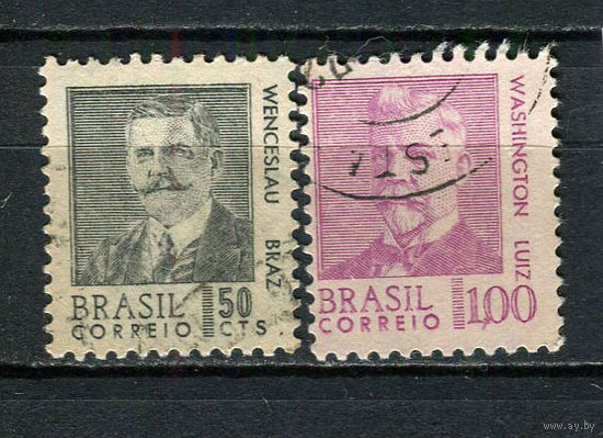 Бразилия - 1968 - Известные личности - политики - [Mi. 1166-1167] - полная серия - 2 марки. Гашеные.  (Лот 19CJ)