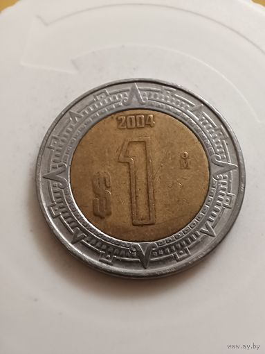 Мексика 1 песо 2004 год