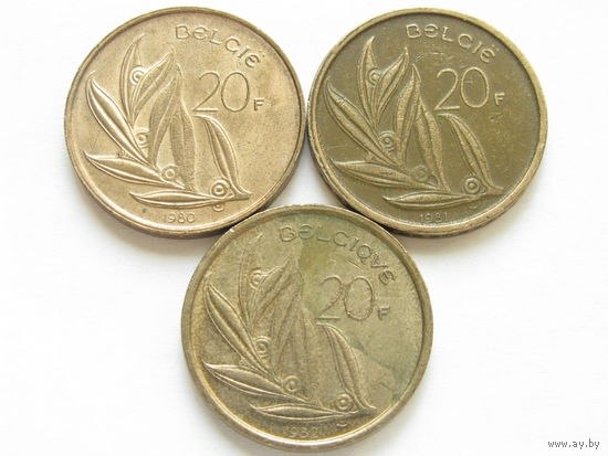 Бельгия 20 франков 1982 Q (10)