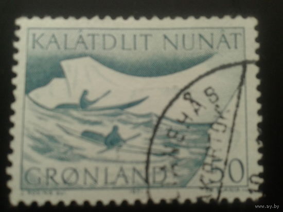 Дания Гренландия 1971 на байдарках