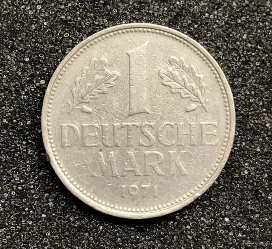 Германия - 1 марка 1971 D
