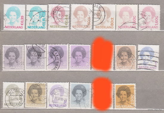 Королева Нидерландов Беатрикс Нидерланды лот 1080    18 марок
