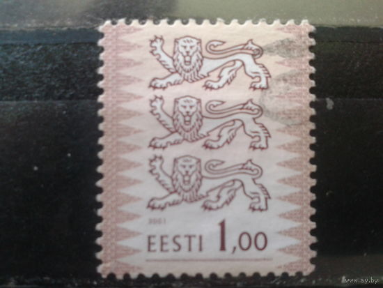 Эстония 2001 Стандарт, герб 1,00