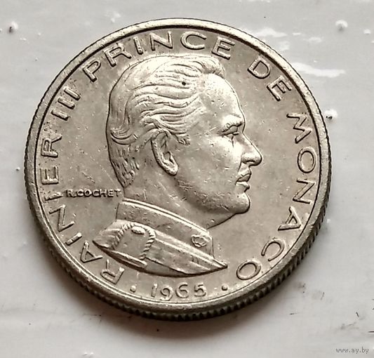Монако 1/2 франка, 1965  3-4-1