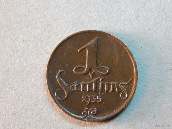 Латвия 1 сантим 1935г.