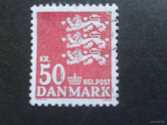 Дания 1985 герб Mi-2 евро гашеная