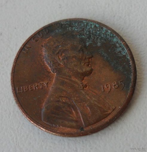 1 цент США 1985 г.в.