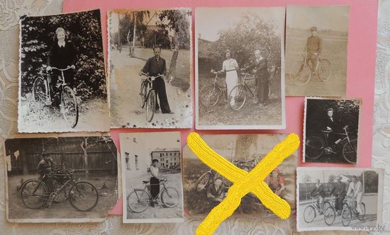 Фото "Велосипедисты", 1930-1970-е гг.