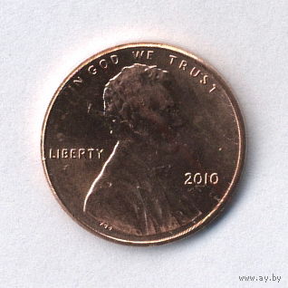 США, 1 цент 2010 г.