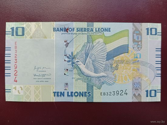 Сьерра-Леоне 10 леоне 2022 UNC