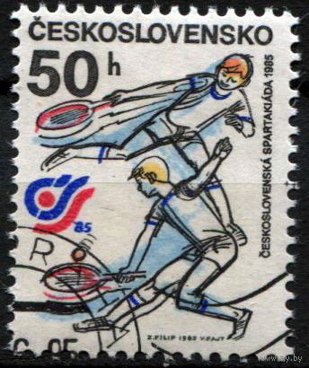 Чехословакия, 1985 год Спорт теннис
