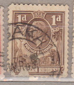 Британские Колонии Северная Родезия 1925 год Король Георг V лот 16 Известные личности