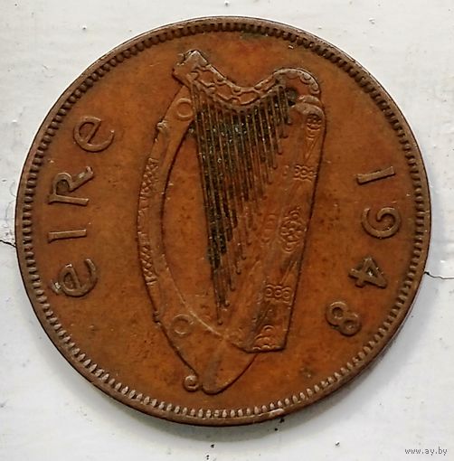 Ирландия 1 пенни, 1948 1-3-8