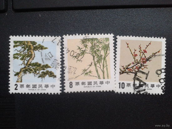 Тайвань, 1984. Сосна, бамбук, слива, полная серия