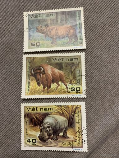 Вьетнам. Дикие животные. Марки из серии