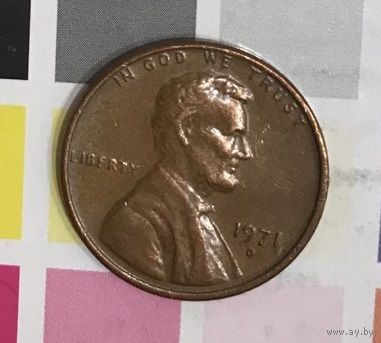 США 1 цент 1971 D Lincoln Cent