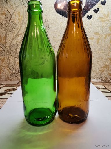 Бутылка старая(одним лотом) 0.5 л.