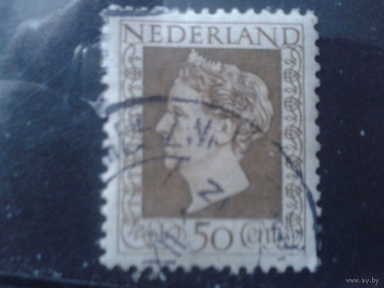 Нидерланды 1948 Королева Вильгельмина 50с