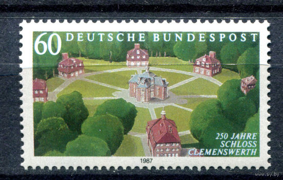 Германия (ФРГ) - 1987г. - 250 лет замку Клеменсверт - полная серия, MNH с отпечатком [Mi 1312] - 1 марка