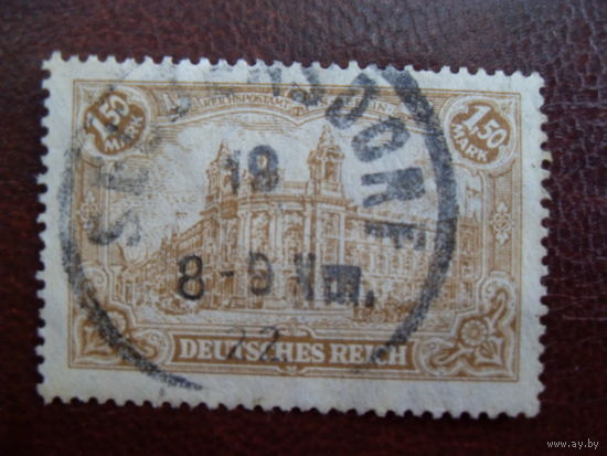 DR Mi.114  / Рейх. Германия. 1920 (Mi.-2.4 euro) Wz.1 см.описание