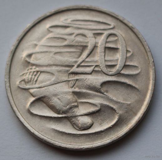 Австралия 20 центов, 1967 г.
