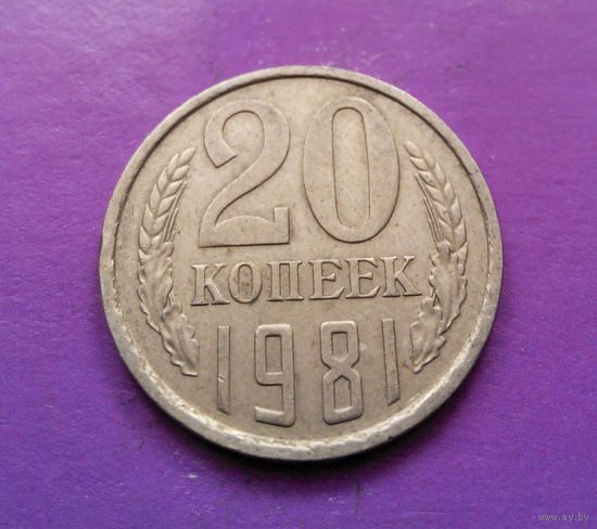 20 копеек 1981 СССР #08