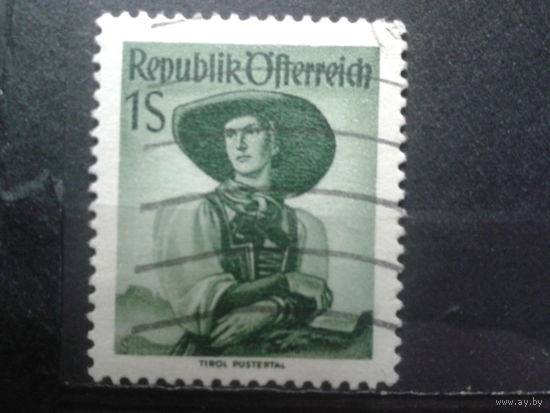 Австрия 1951 Стандарт, 1 шилинг