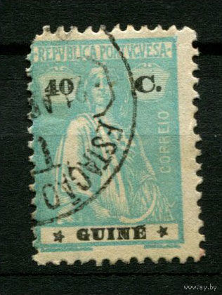 Португальские колонии - Гвинея - 1922 - Жница 40С  - [Mi.184] - 1 марка. Гашеная.  (Лот 90BH)