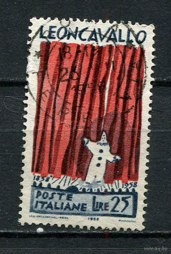 Италия - 1958 - Руджеро Леонкавалло - [Mi. 1011] - полная серия - 1 марка. Гашеная.  (LOT K20)