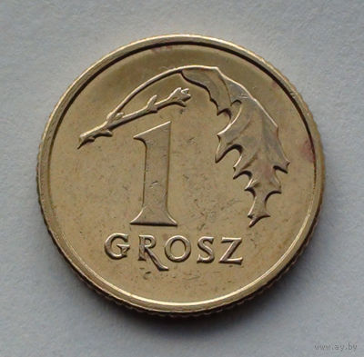 Польша 1 грош. 2011