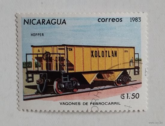 Никарагуа.1983.полувагон
